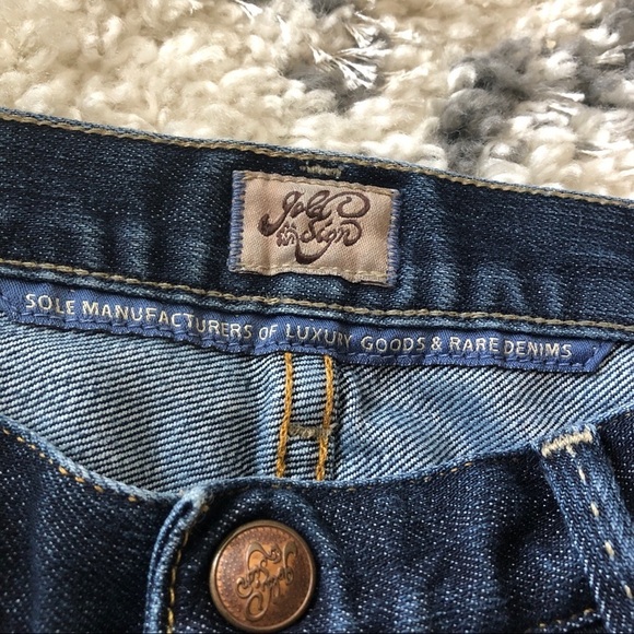 Goldsign ENVY Low Rise Jeans Dark Wash Straight Leg Y2K 90s Stretch USA 28 - Picture 5 of 13